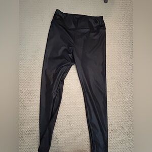 wild fable Black Faux leather Leggings